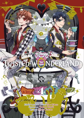Okładka: Twisted-Wonderland. Zdarzenia w Heartslabyulu. Tom 4