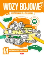 Okładka: Kolorowanki dla chłopców. Wozy bojowe