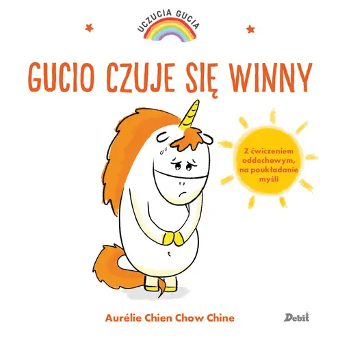 Okładka: Uczucia Gucia. Gucio czuje się winny