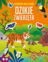 Okładka: Ozdabiam naklejkami. Dzikie zwierzęta