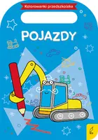 Okładka: Kolorowanki przedszkolaka. Pojazdy