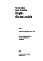 Okładka: Książka dla nauczyciela. Literatura polska po roku 1945