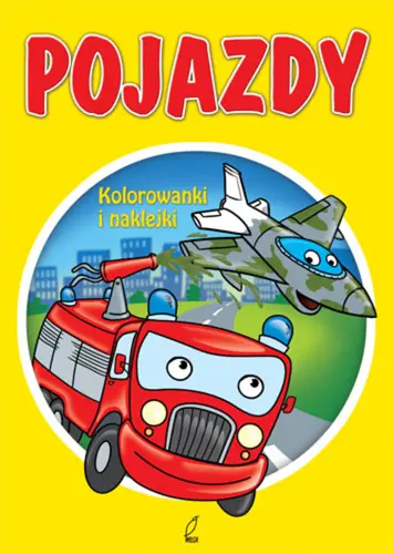 Okładka: Pojazdy. Kolorowanki i naklejki
