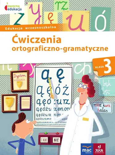 Okładka: Ćwiczenia ortograficzno-gramatyczne kl.3