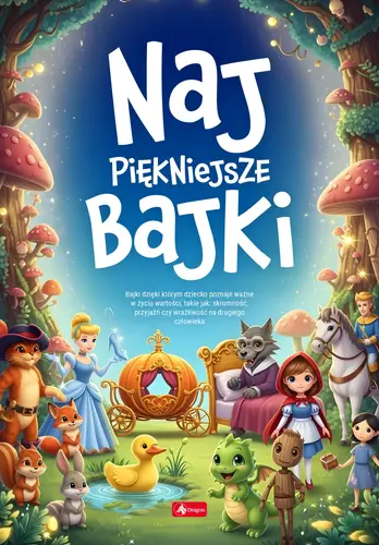 Okładka: Duże litery. Najpiękniejsze Bajki