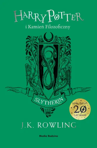 Okładka: Harry Potter i kamień filozoficzny (Slytherin)