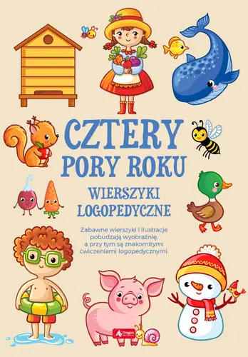 Okładka: Wierszyki logopedyczne. Cztery pory roku