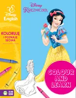 Okładka: Colour and learn! Księżniczki. Koloruję i poznaję słowa. Disney English