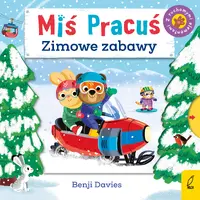 Okładka: Miś Pracuś. Zimowe zabawy