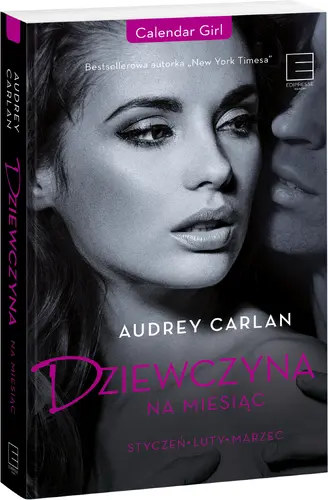 Okładka: Dziewczyna na miesiąc. Styczeń - luty - marzec