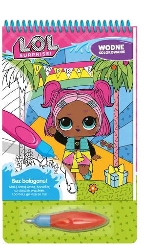 Okładka: L.O.L. Surprise. Wodne kolorowanie. Impra