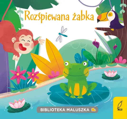 Okładka: Biblioteka maluszka. Rozśpiewana żabka