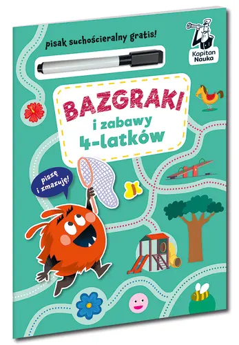 Okładka: Bazgraki i zabawy 4-latków