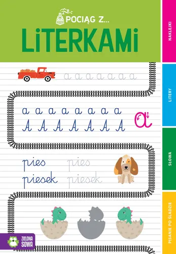 Okładka: Pociąg z literkami