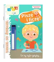 Okładka: Wiem i ja! Zadania do ścierania. Piszę i liczę