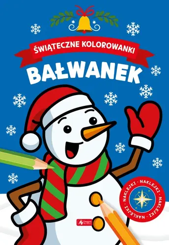 Okładka: Bałwanek. Świąteczne kolorowanki