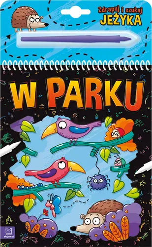 Okładka: Zdrapuj i szukaj jeżyka. W parku