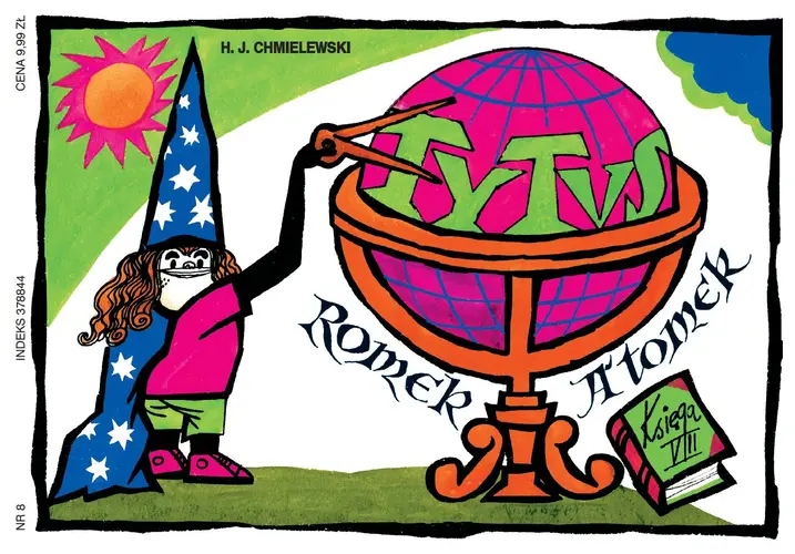 Okładka: Tytus, Romek i A'Tomek - Księga VIII. Tytus astronomem