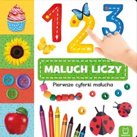Okładka: 1, 2, 3 – maluch liczy! Pierwsze cyferki malucha