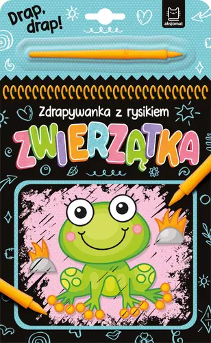 Okładka: Zwierzątka. Zdrapywanka z rysikiem