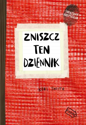 Okładka: Zniszcz ten dziennik. Czerwona okładka