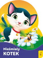 Okładka: Wykrojnik. Nieśmiały kotek