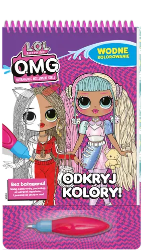 Okładka: L.O.L. Surprise! Wodne kolorowanie cz. 5 Odkryj Kolory!