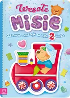 Okładka: Wesołe misie. Zabawy z naklejkami dla 2-latka