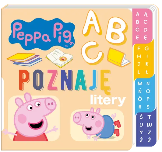 Okładka: Peppa Pig. Poznaję… Litery
