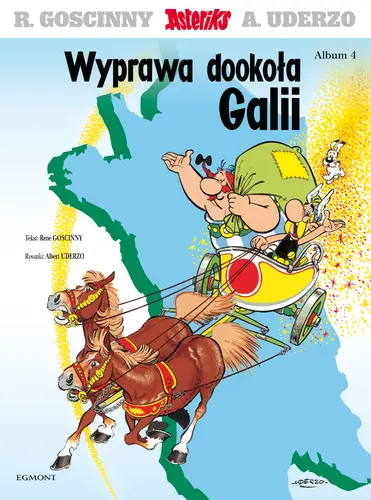 Okładka: Asteriks. Tom 4. Wyprawa dookoła Galii