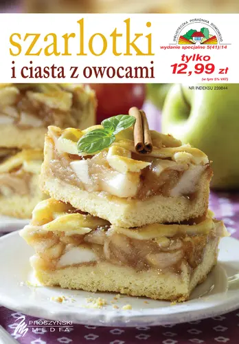 Okładka: Szarlotki i ciasta z owocami