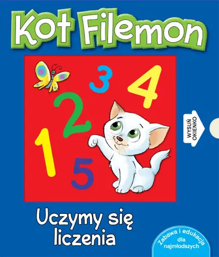 Okładka: Kot Filemon. Uczymy się liczenia