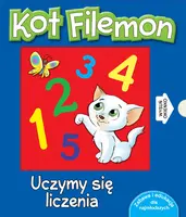 Okładka: Kot Filemon. Uczymy się liczenia