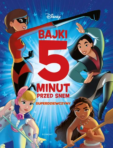 Okładka: Disney Superdziewczyny. Bajki 5 minut przed snem
