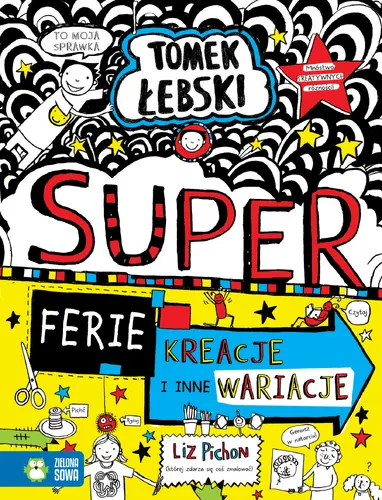 Okładka: Tomek Łebski. Superferie. Kreacje i inne wariacje. Tom 16