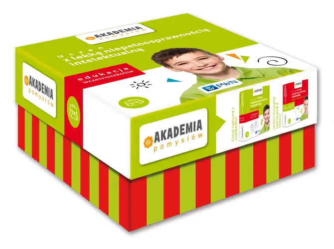 Okładka: Akademia pomysłów Uczeń z lekką niepełnosprawnością intelektualną Edukacja wczesnoszkolna