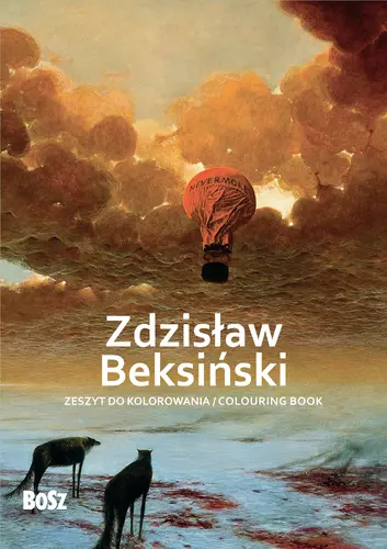 Okładka: Zdzisław Beksiński. Zeszyt do kolorowania
