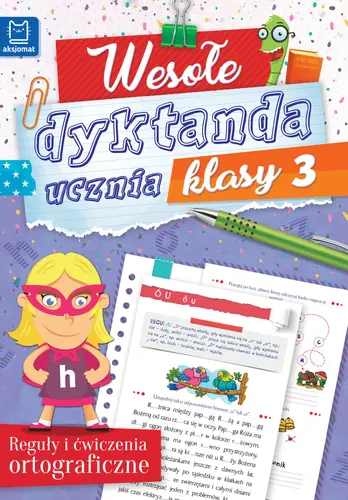 Okładka: Wesołe dyktanda ucznia klasy 3