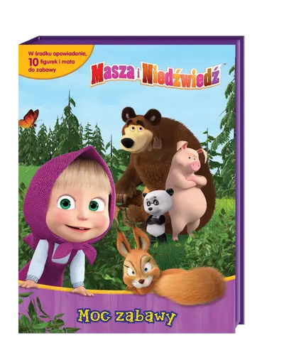 Okładka: Masza i niedźwiedź. Moc zabawy