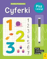Okładka: Pisz i ścieraj! Cyferki