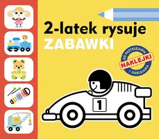 Okładka: 2-latek rysuje. Zabawki