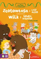 Okładka: Czytam z rodzicami. Złotowłosa i trzy misie / Wilk i siedem koźlątek
