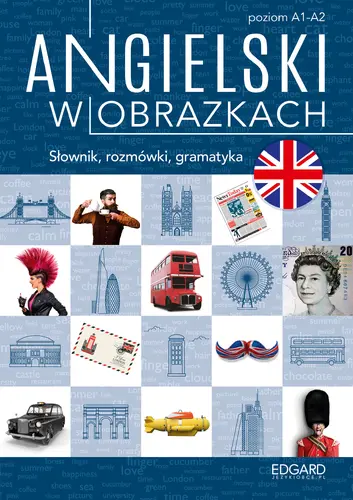 Okładka: Angielski w obrazkach. Słówka, rozmówki, gramatyka