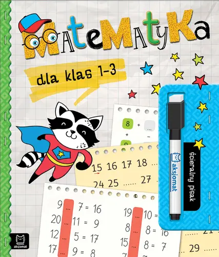 Okładka: Matematyka dla klas 1-3. Ścieralny pisak