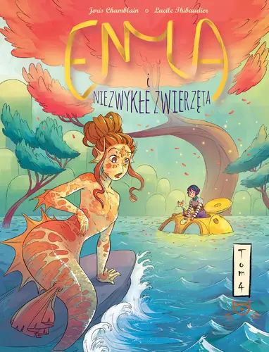 Okładka: Enola i niezwykłe zwierzęta. Tom 4