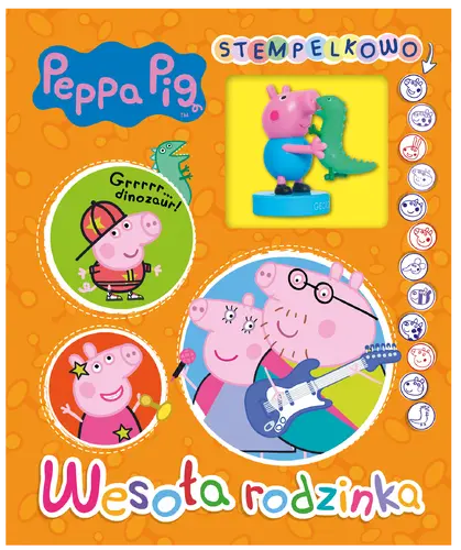 Okładka: Peppa Pig. Stempelkowo. Wesoła rodzinka.