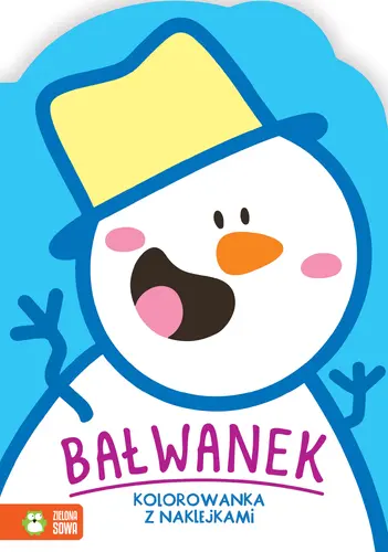 Okładka: Zimowe kolorowanie. Bałwanek