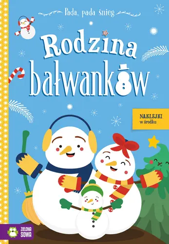 Okładka: Pada, pada śnieg. Rodzina bałwanków
