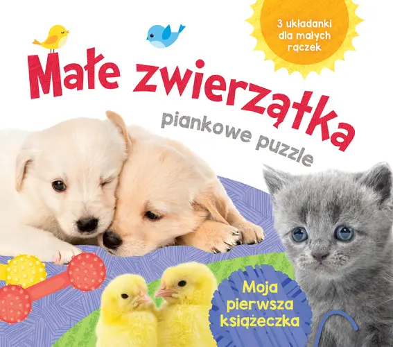 Okładka: Puzzlowe pianki. Małe zwierzątka
