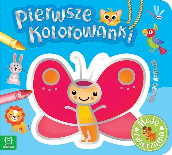 Okładka: Pierwsze kolorowanki. Moje zwierzątka. Gruby obrys